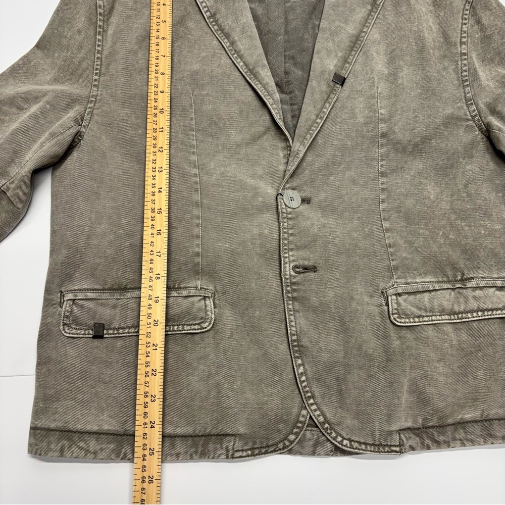 ✨Zara Washed Effect Blazer Size USA S - Picture 13 of 16
